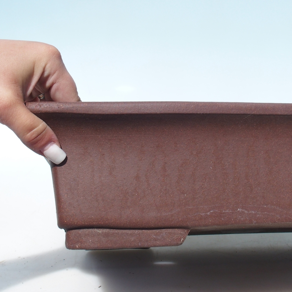 Bonsaischale 46 x 35 x 10,5 cm - braun