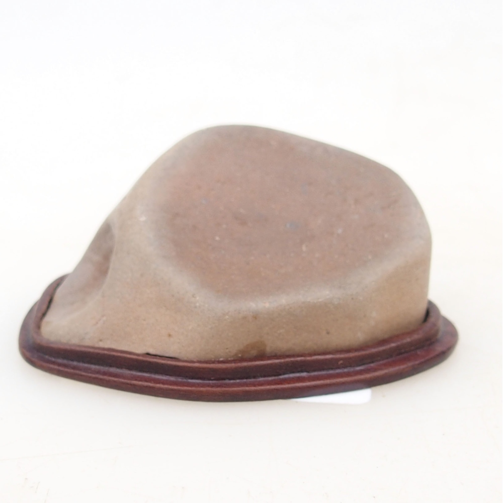 Suiseki - Stein mit DAI (Holzsockel)