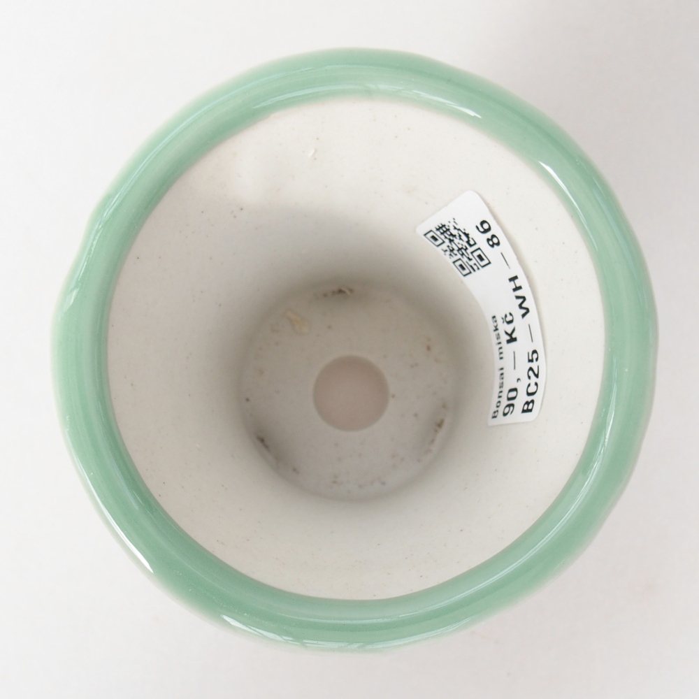 Bonsaischale aus Keramik 9 x 9 x 8 cm, grün