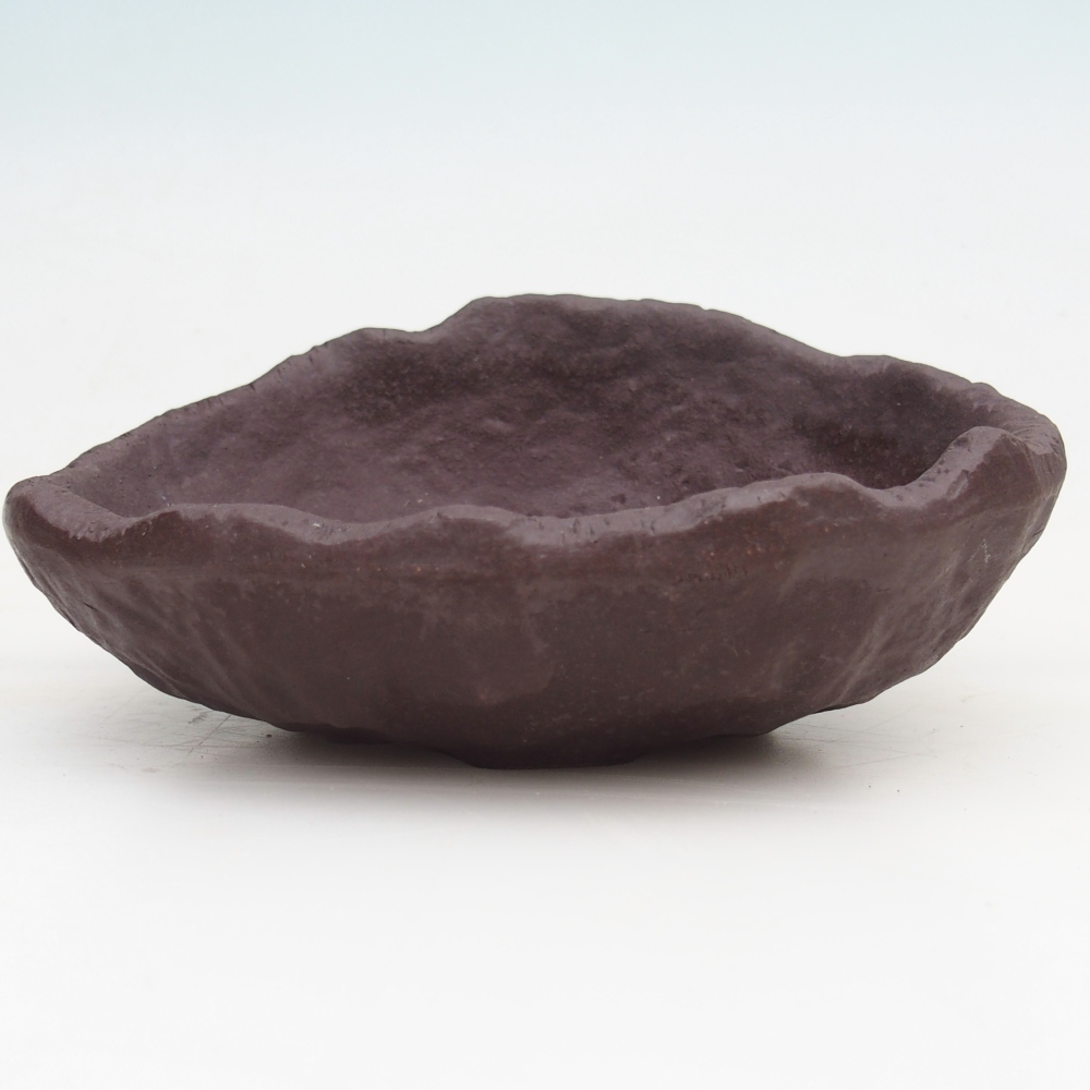 Keramikschale 15 x 11 x 6,5 cm , Farbe braun