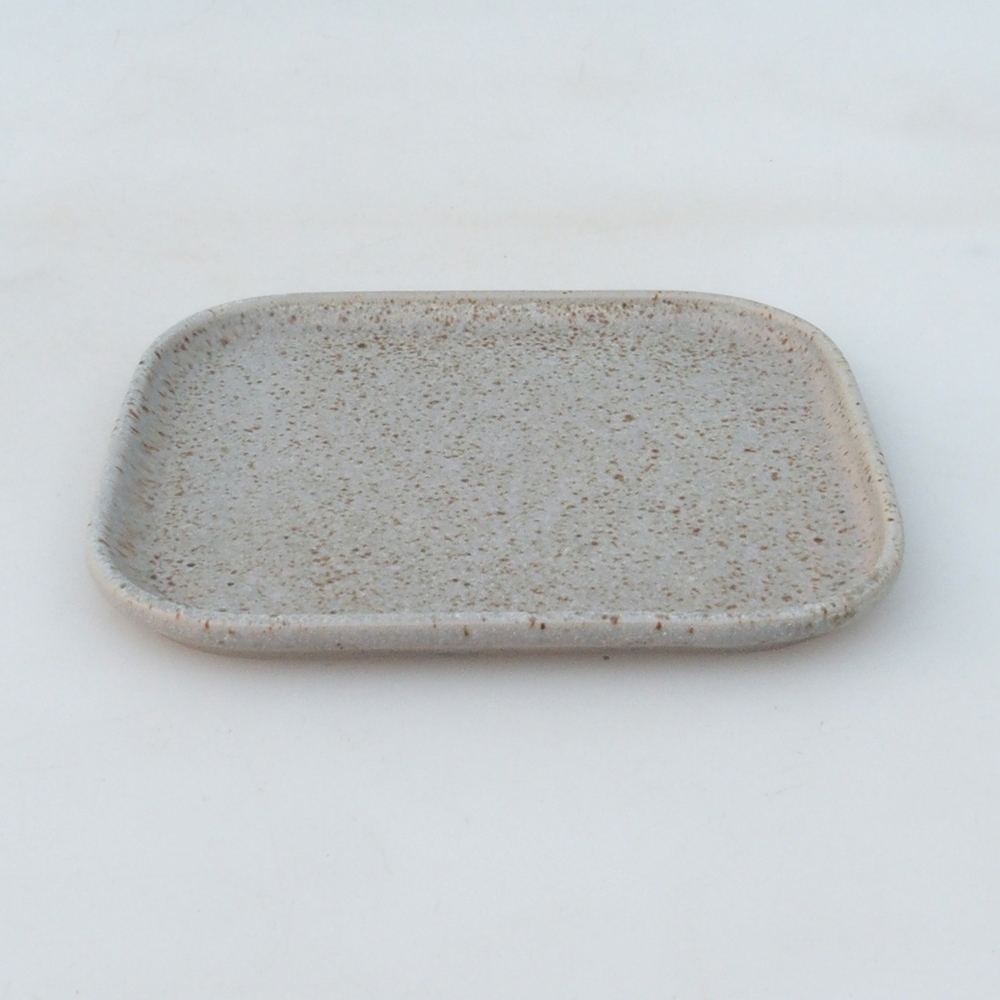 Keramikschale H38 -12 x 11 x 1 cm - beige