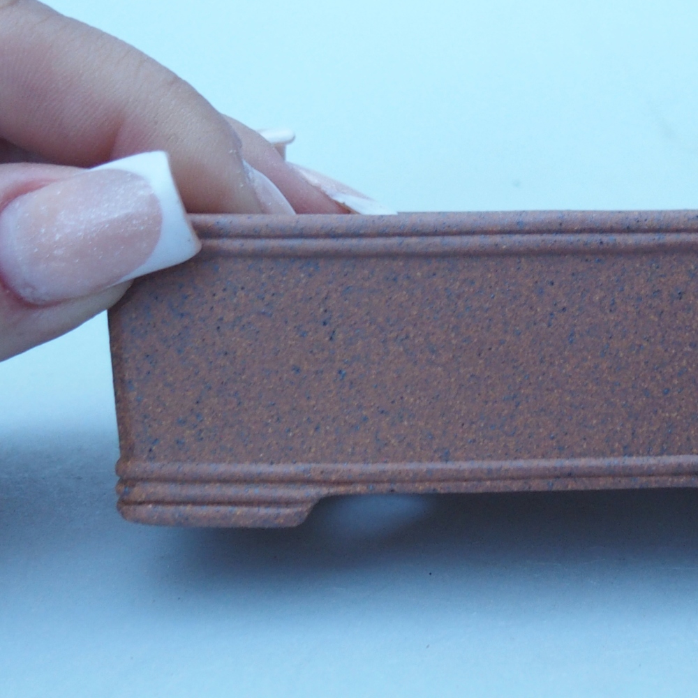 Schale 9 x 6 x 3 cm braun