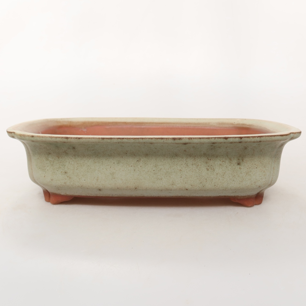 Keramikschale  24,5 x 17,5 x 6 cm, Farbe: Beige