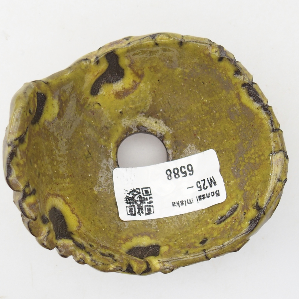 Keramikschale 8,5 x 8 x 6 cm , gelb