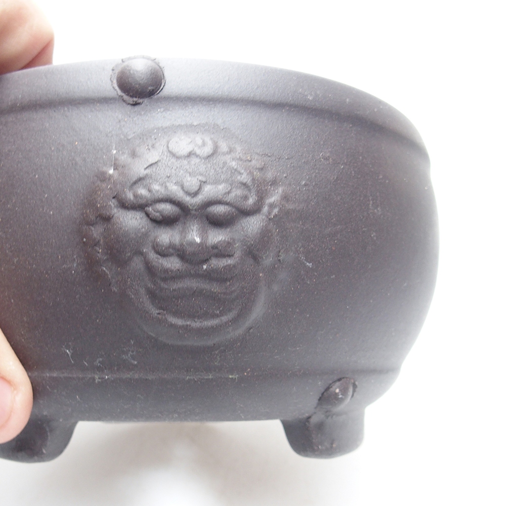 Schale 15 x 15 x 8 cm schwarz