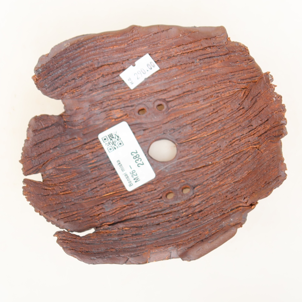 Keramikschale  15 x 13 x 6,5 cm, Farbe: braun