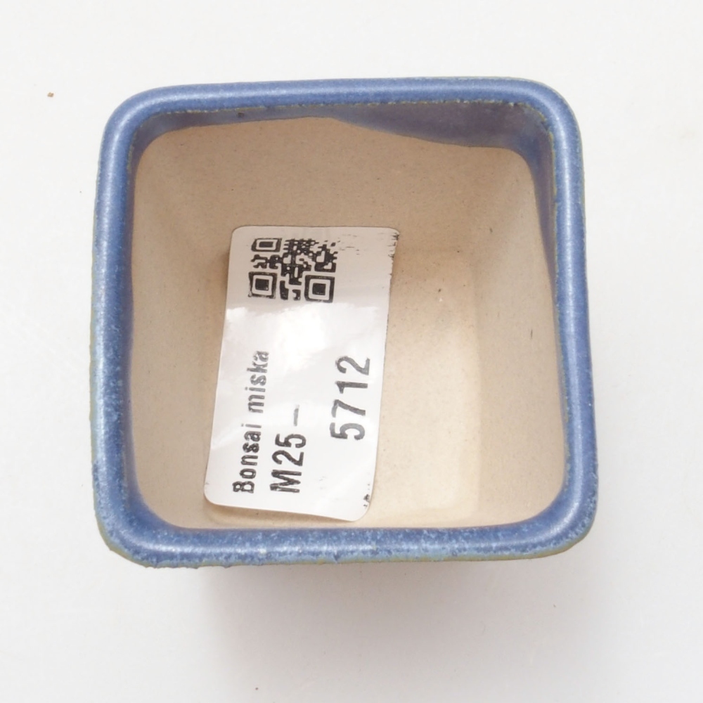 Mini-Bonsaischale 4,5 x 4,5 x 4,5 cm, Farbe blau