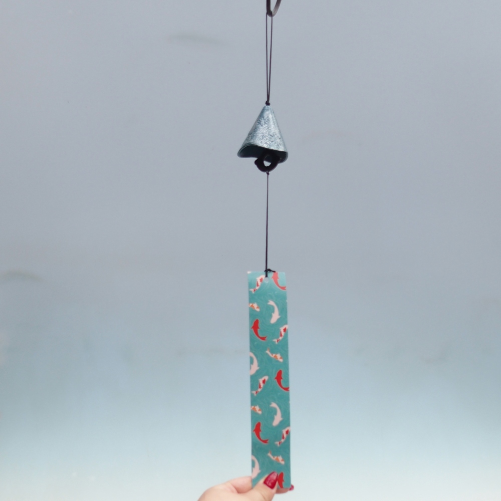 Metallglocke, Farbe blau