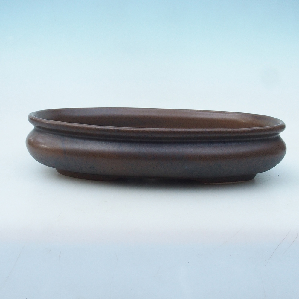 Bonsaischale H15 - 25,5 x 17,5 x 6 cm - braun