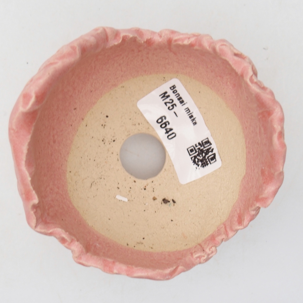 Keramikschale 8,5 x 8 x 7,5 cm , Farbe rosa