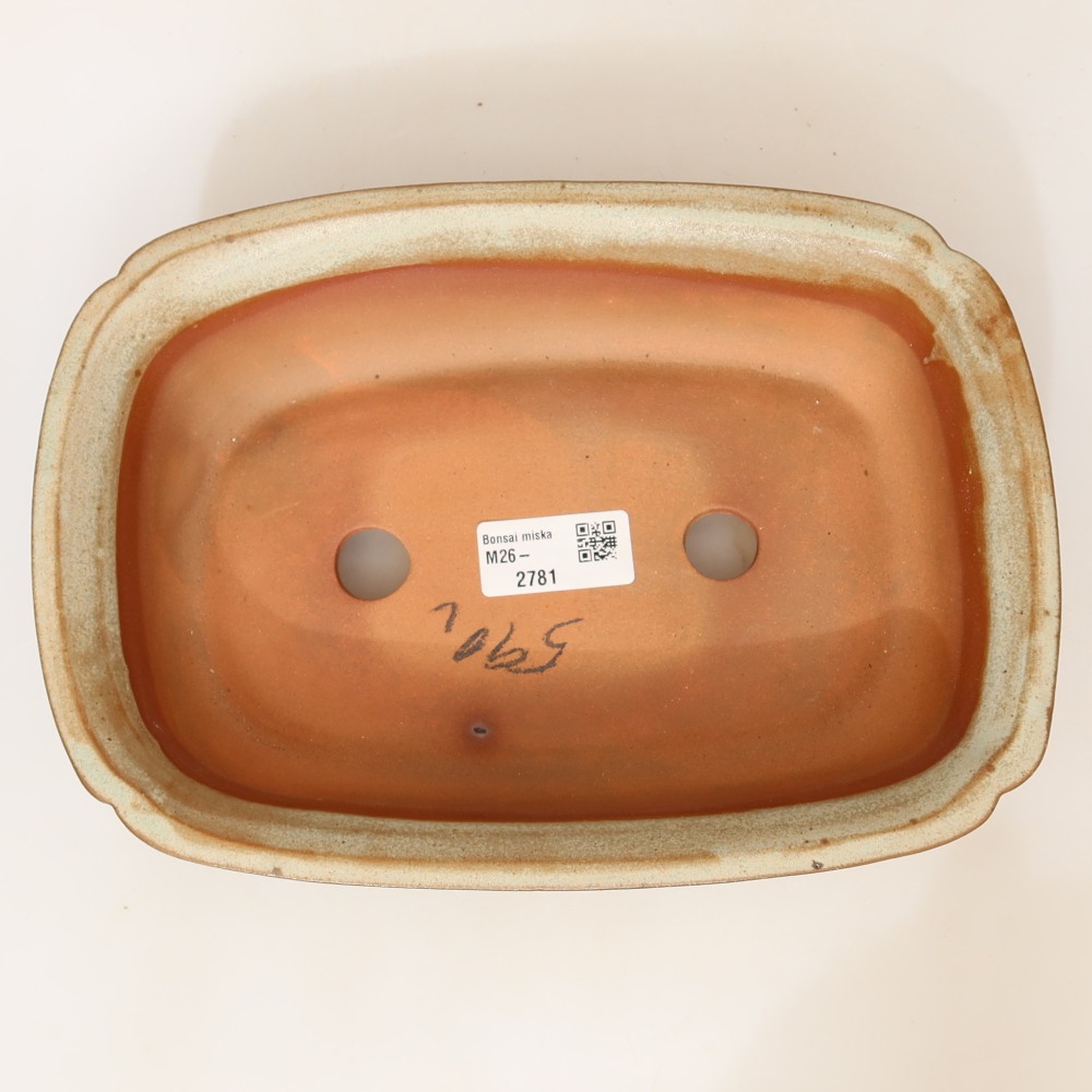Keramikschale  24 x 17 x 6 cm, Farbe: Beige