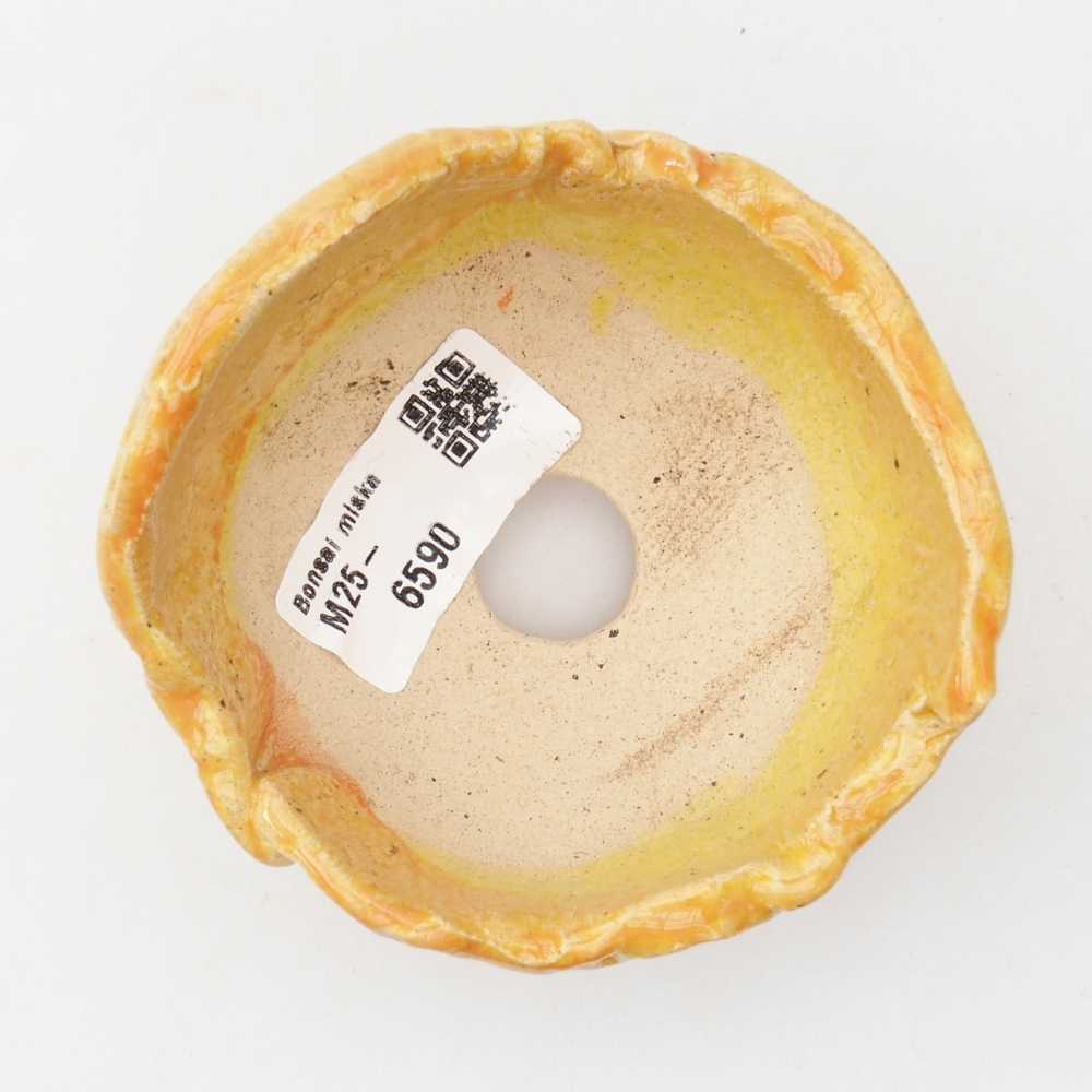 Keramikschale 8,5 x 8,5 x 6 cm , gelb