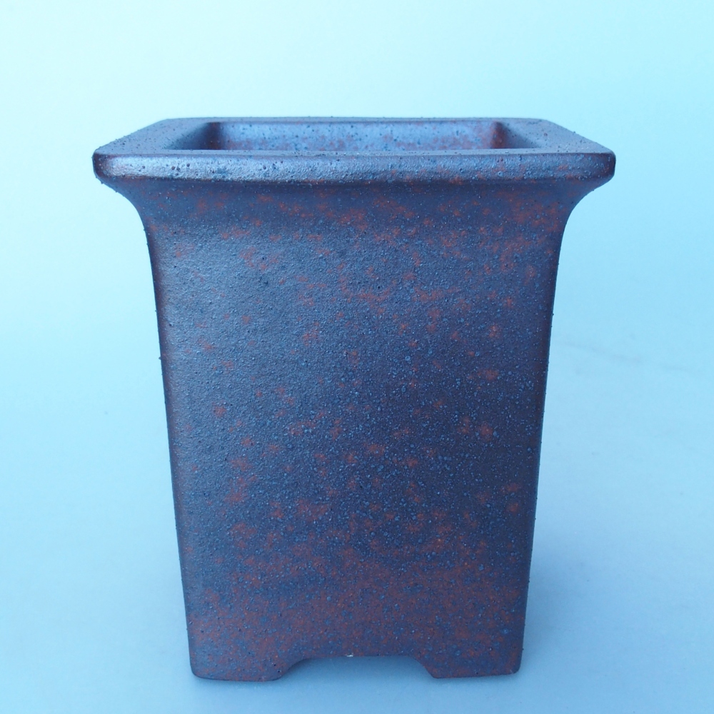 Schale 11,5 x 11,5 x 13 cm braun