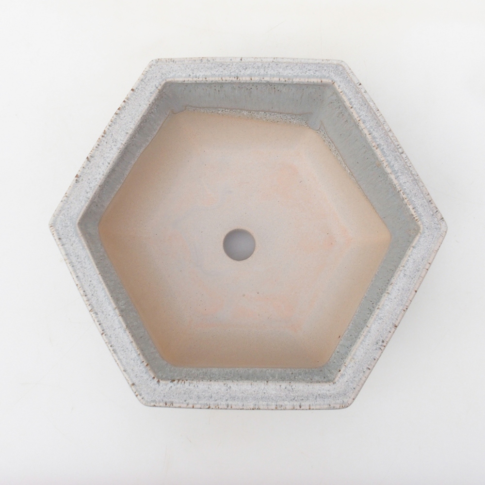 Bonsaischale H53 - 19 x 21,5 x 7 cm - beige