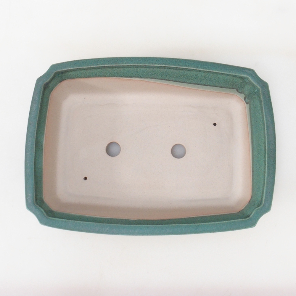 Bonsaischale H07 - 30 x 20,5 x 8 cm - grün