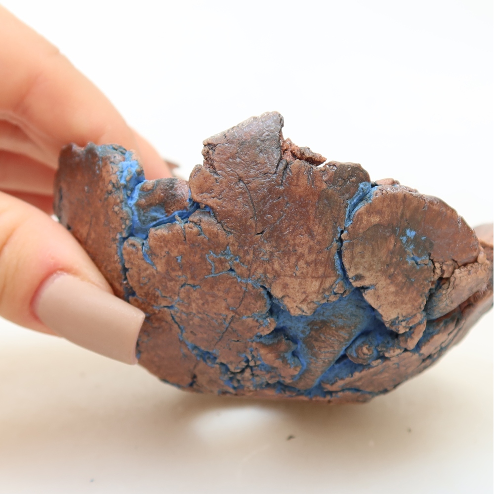 Keramikschale 9 x 9 x 5 cm, Farbe: Blau