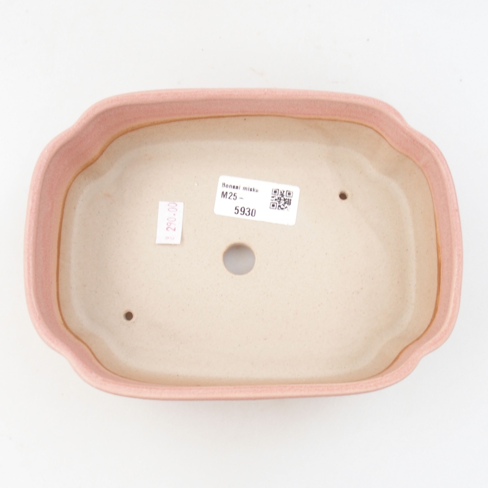 Bonsaischale aus Keramik 15,5 x 12 x 6 cm, Farbe blau