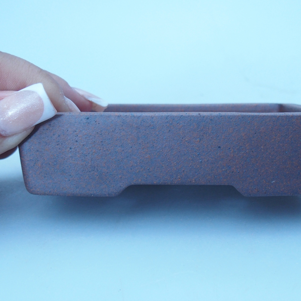 Schale 11 x 8 x 2,5 cm braun