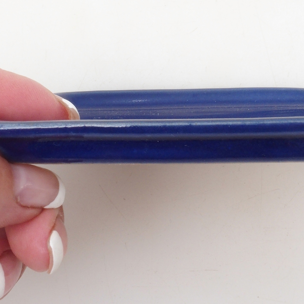 Keramikschale H17 -15,5 x 11 x 1 cm - blau