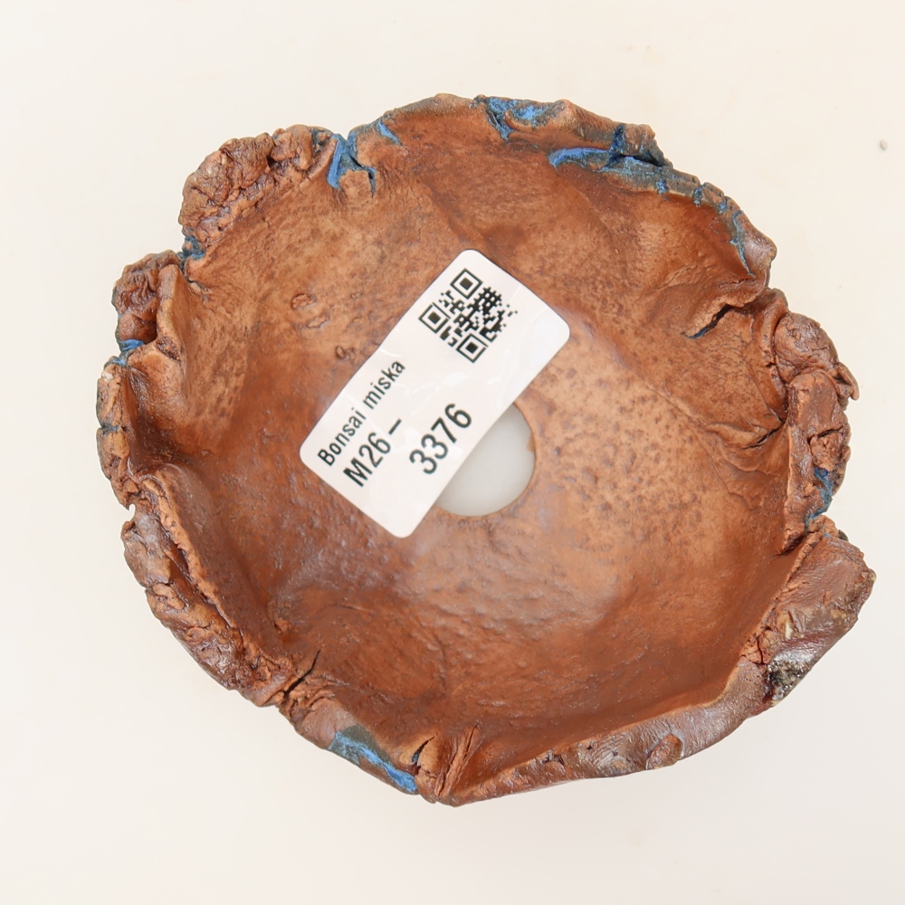 Keramikschale 9 x 9 x 5,5 cm , Farbe blau