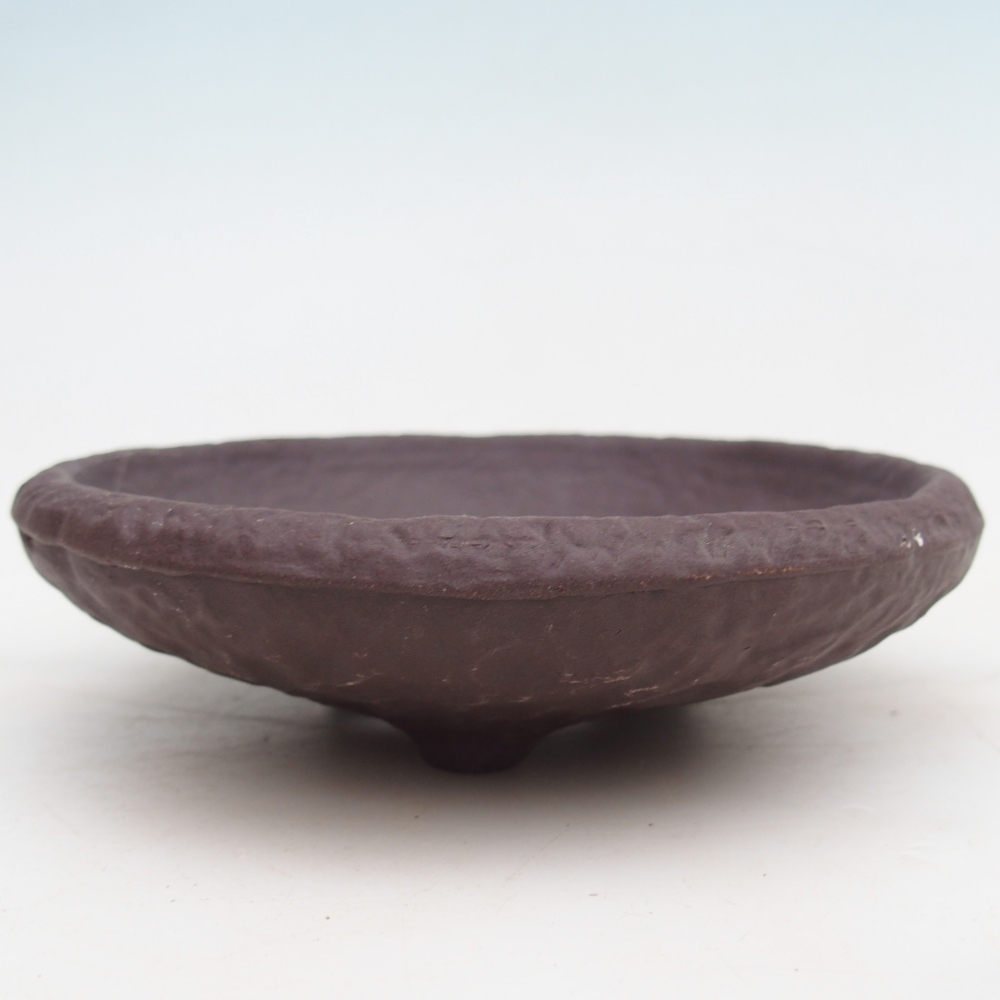 Keramikschale 14 x 14 x 4 cm , Farbe braun