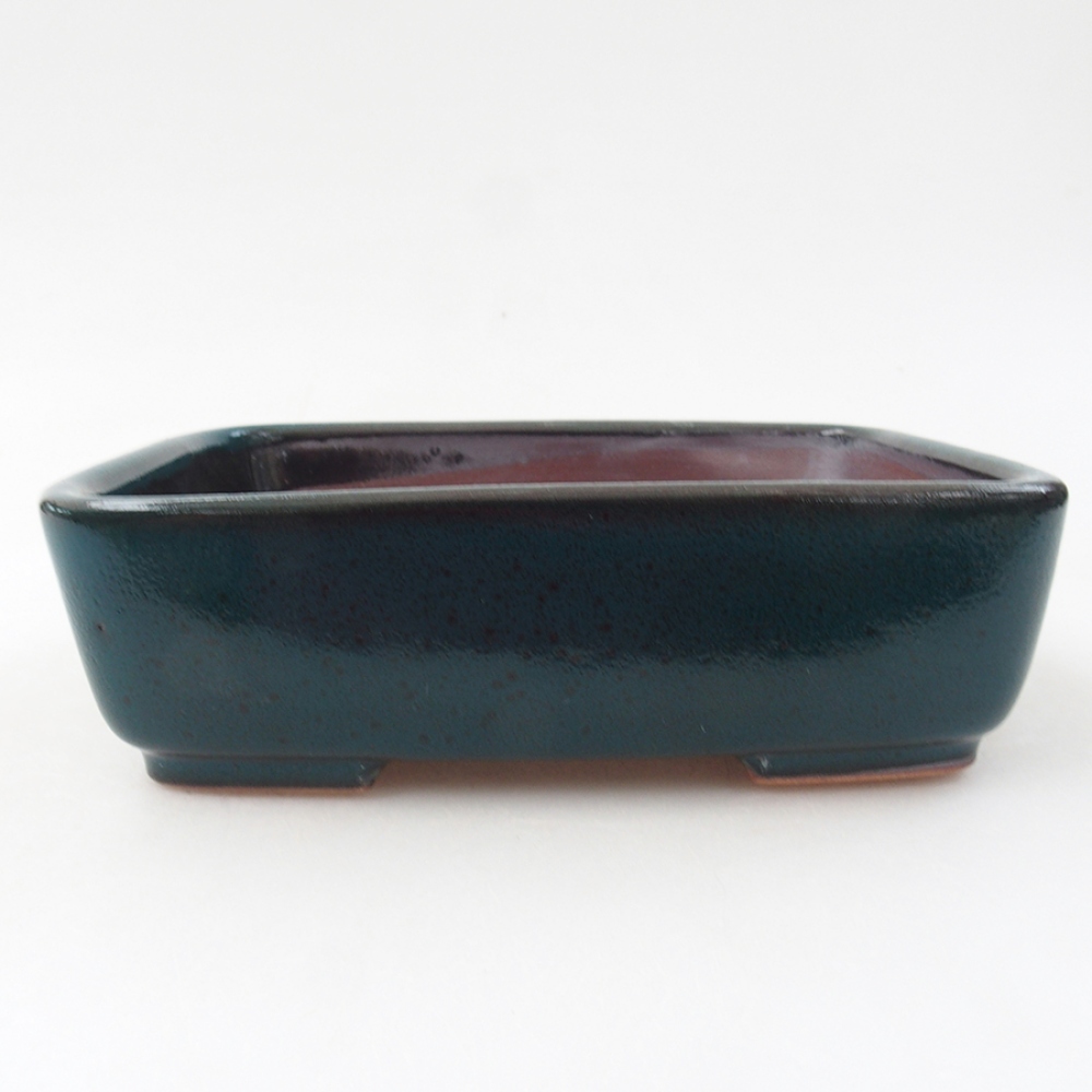 Bonsaischale aus Keramik 15 x 12 x 4,5 cm, grün