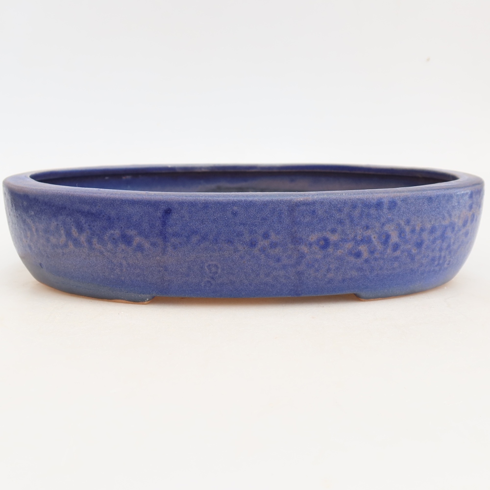 Keramik-Bonsai-Schale 27 x 21 x 5,5 cm, Farbe: Blau