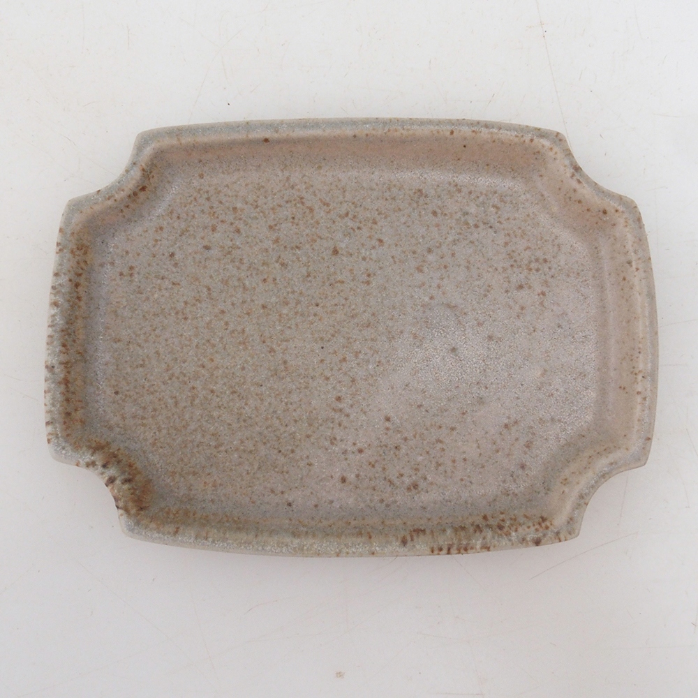 Keramische Untertasse H01 - 11,5 x 8 x 0,5 cm - beige