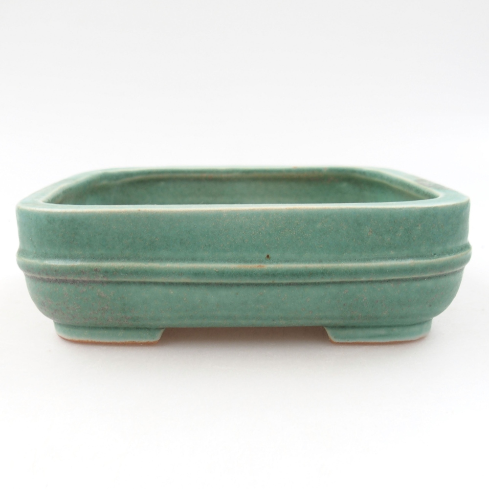 Bonsaischale aus Keramik 15,5 x 12 x 6 cm, Farbe blau