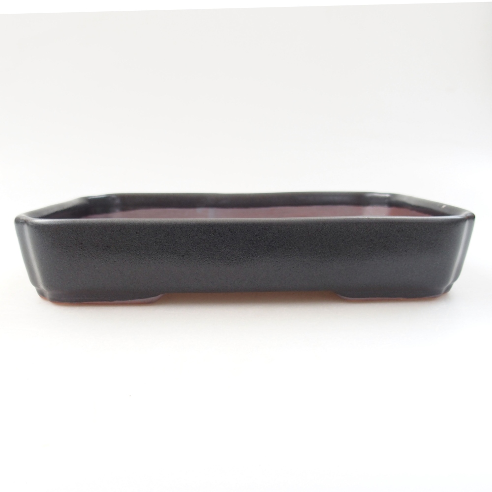 Bonsaischale aus Keramik 15,5 x 12 x 6 cm, Farbe blau