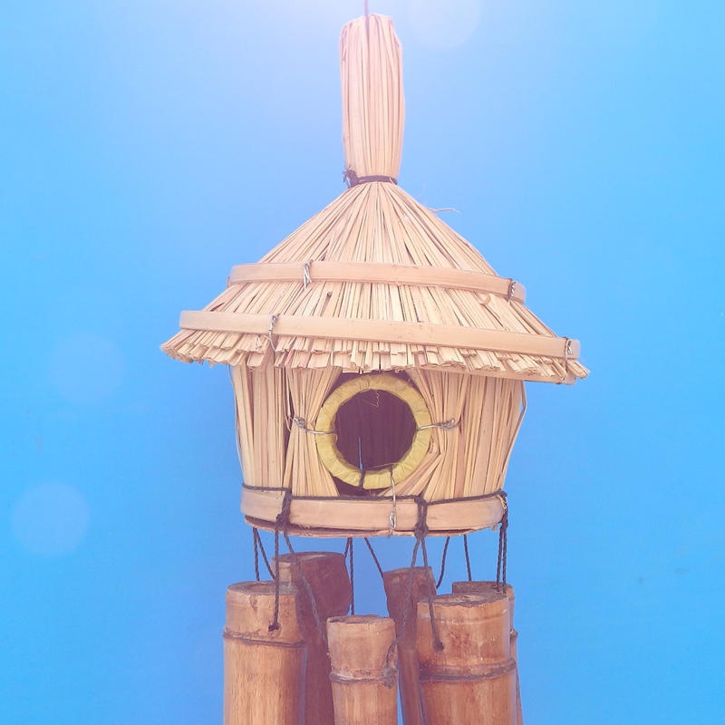 Bambus Glockenspiel 1 Gebäude 85 cm