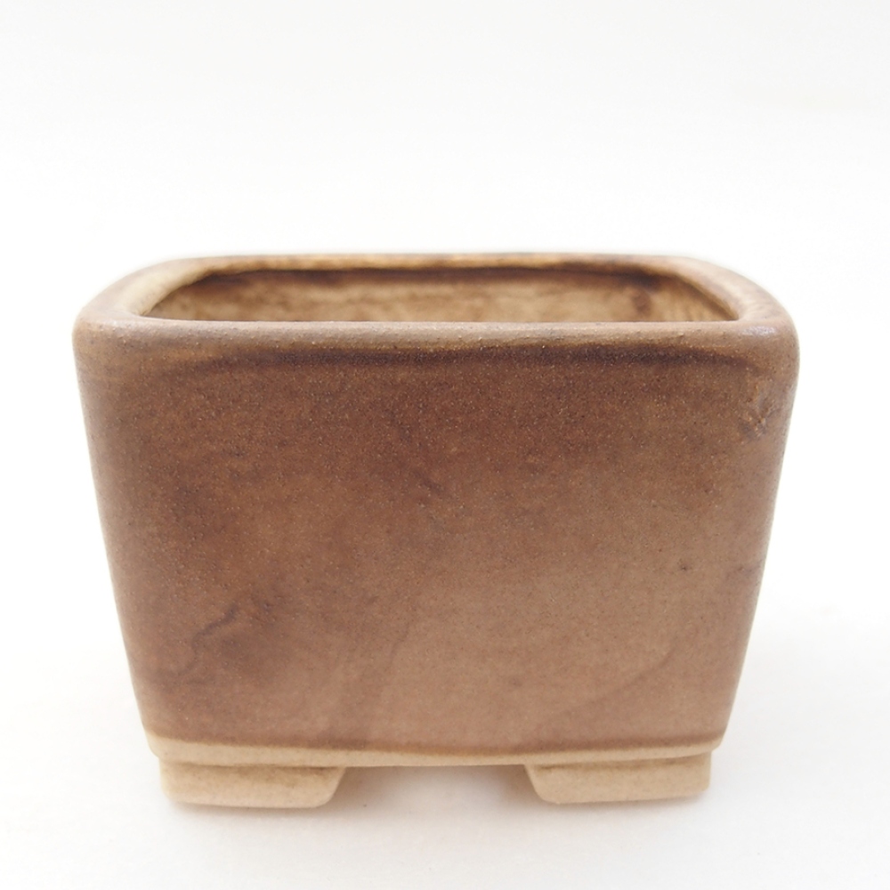 Bonsaischale aus Keramik 6 x 6 x 4,5 cm, rosa