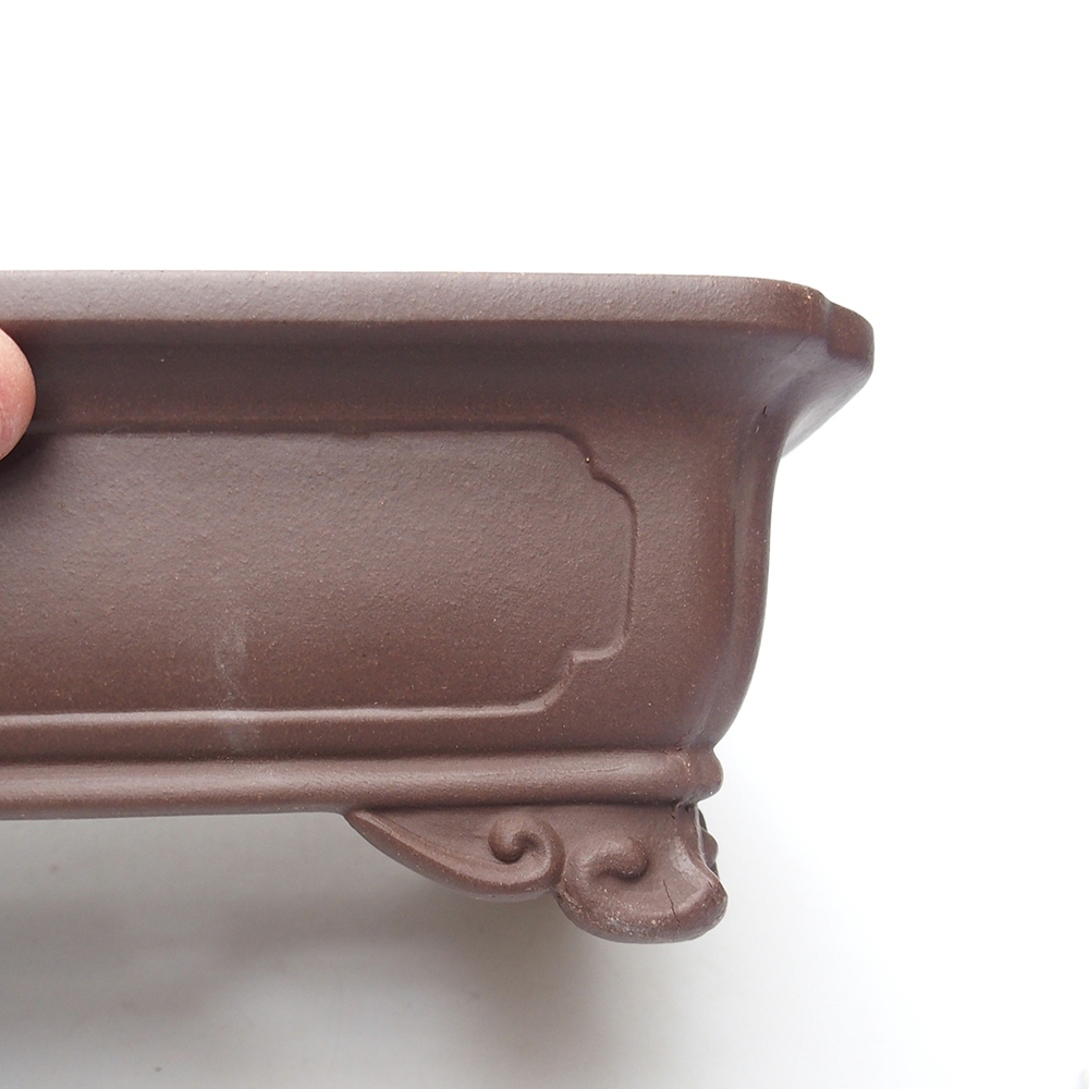 Schale 28 x 18 x 7,5 cm braun