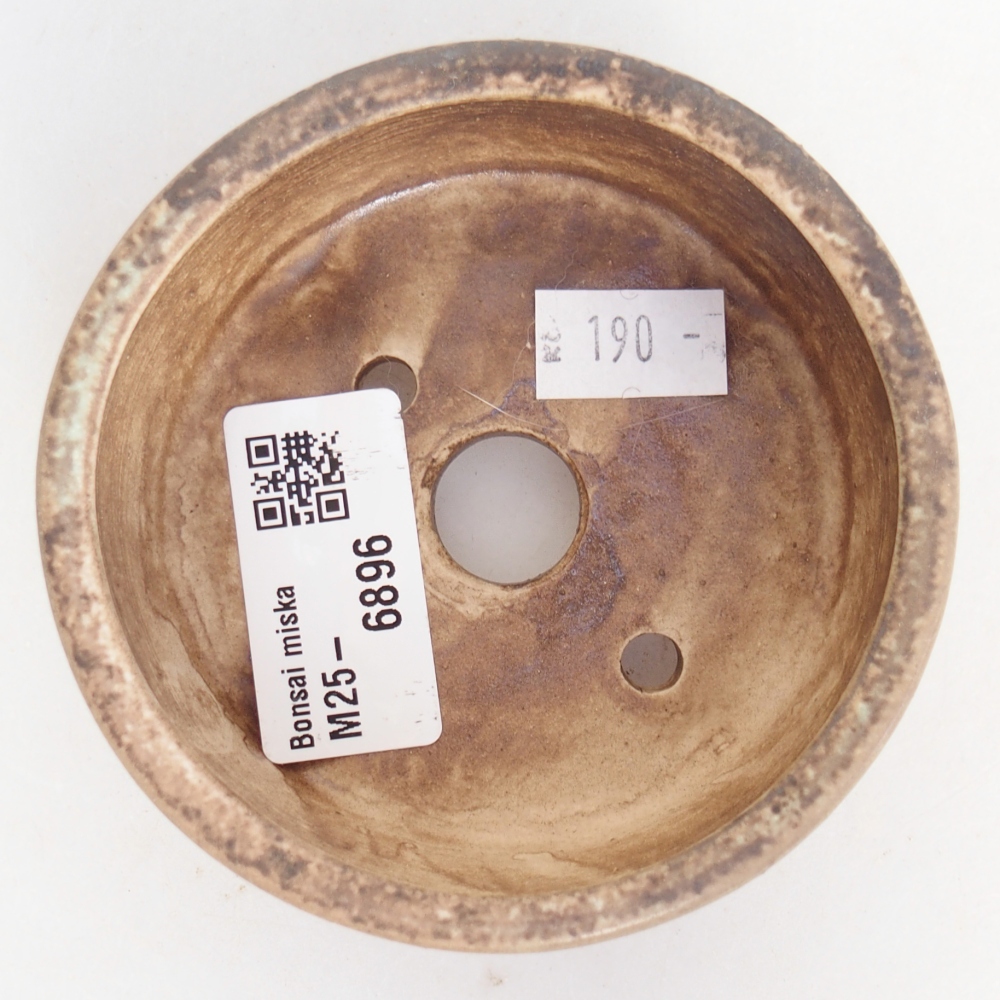 Bonsaischale aus Keramik 9 x 9 x 3,5 cm, grün