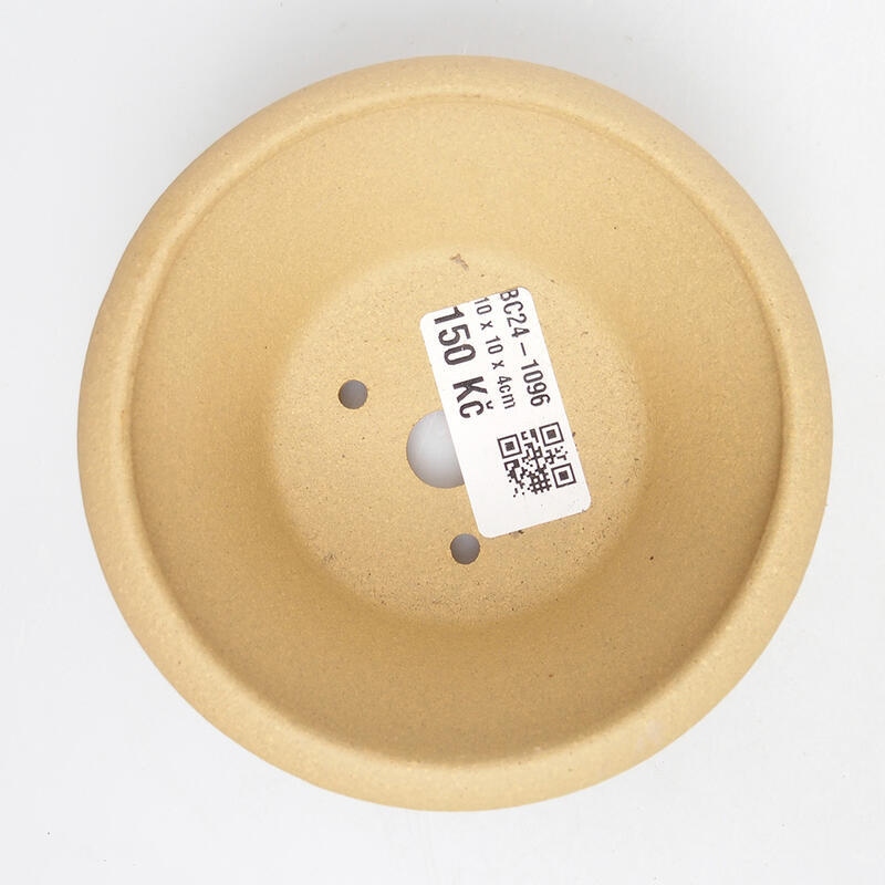 Bonsaischale 10,5 x 10,5 x 4,5 cm, Farbe ocker