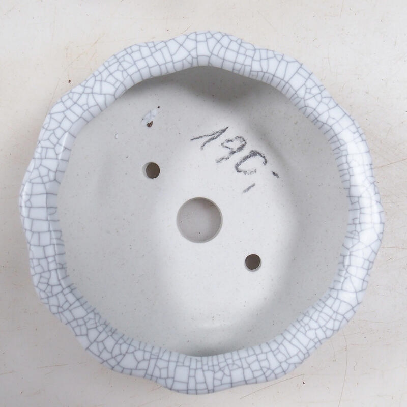 Bonsaischale 10,5 x 10,5 x 4 cm, Raku-Farbe