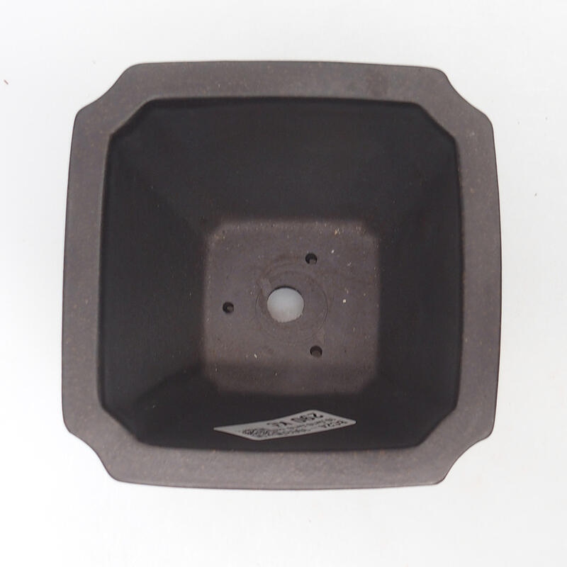 Bonsaischale 10 x 10 x 10 cm, Farbe braun ocker