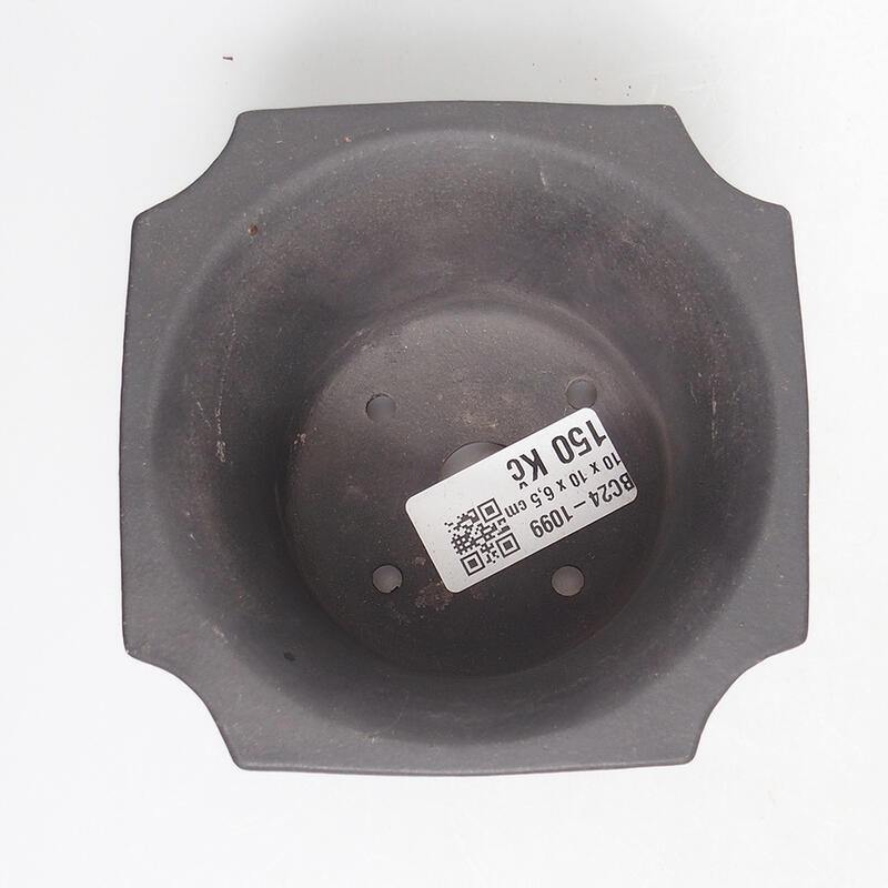 Bonsaischale 10 x 10 x 7 cm, schwarz