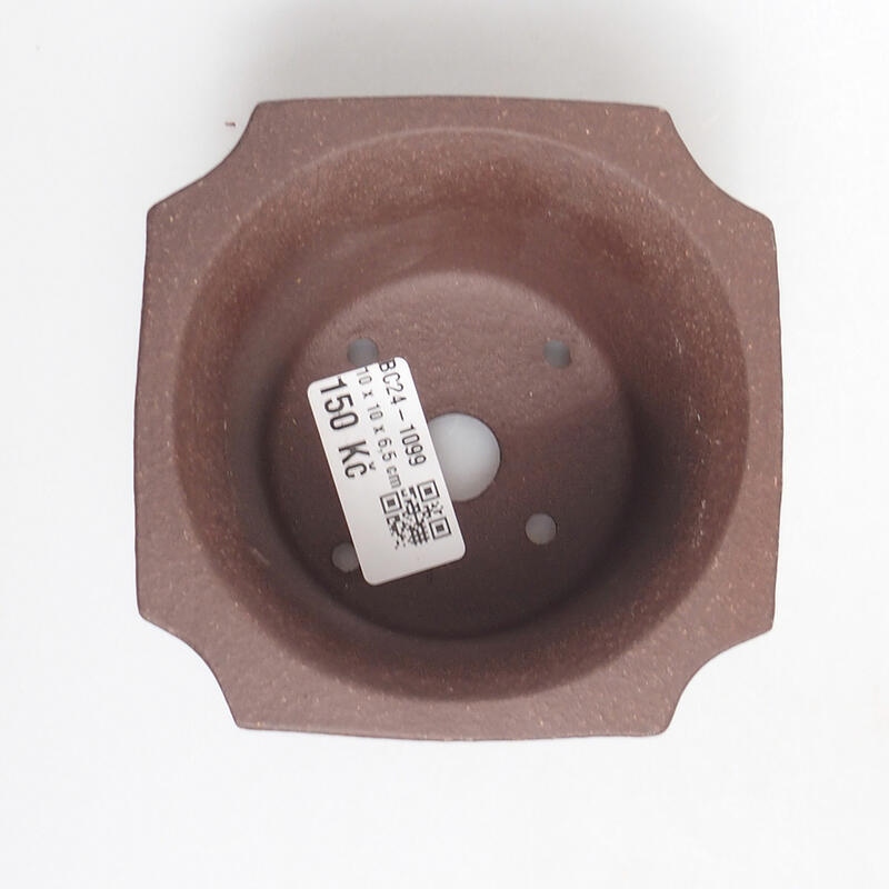 Bonsaischale 10 x 10 x 7 cm, braun
