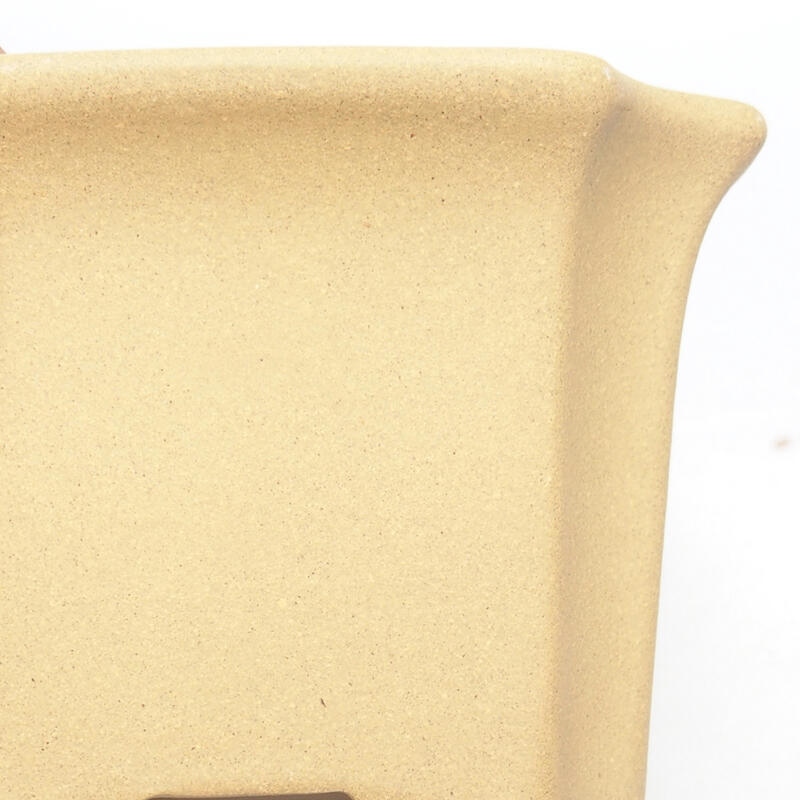 Bonsaischale 10 x 10 x 7 cm, Farbe ocker