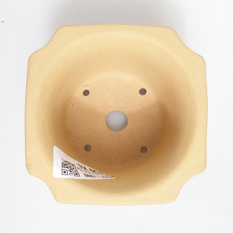 Bonsaischale 10 x 10 x 7 cm, Farbe ocker