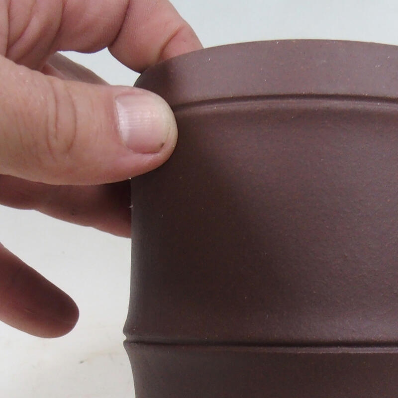 Bonsaischale 11 x 11 x 13 cm, braun