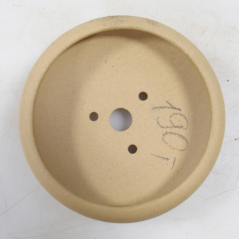 Bonsaischale 11 x 11 x 3,5 cm, Farbe ocker