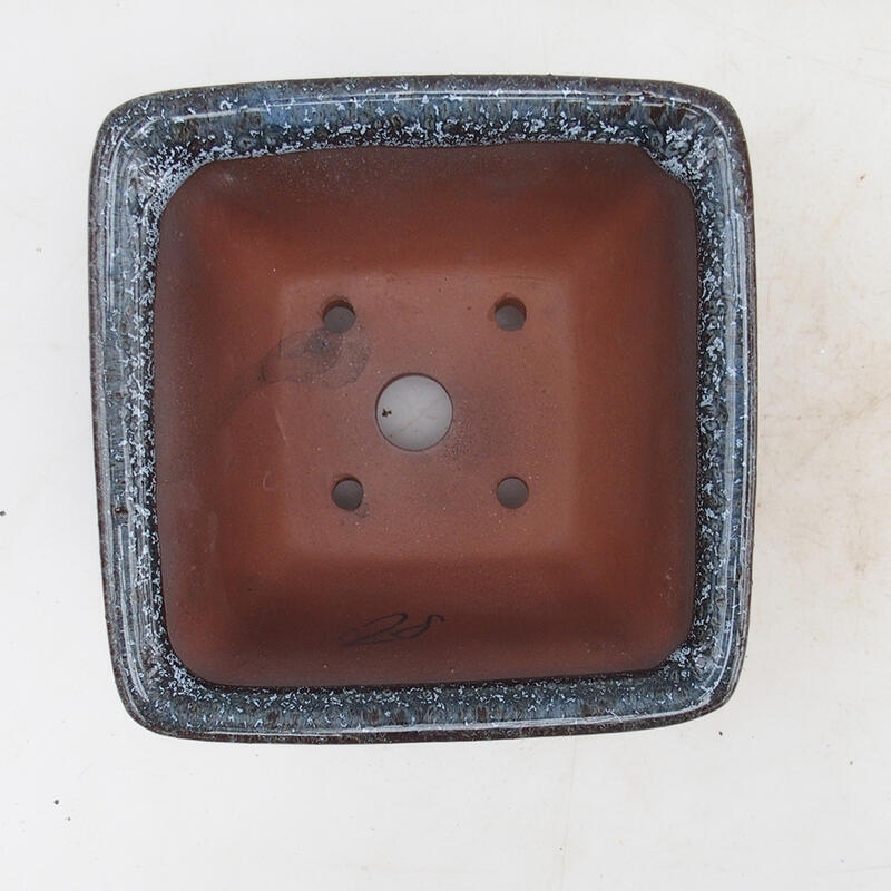 Bonsaischale 12 x 12 x 7 cm, braun