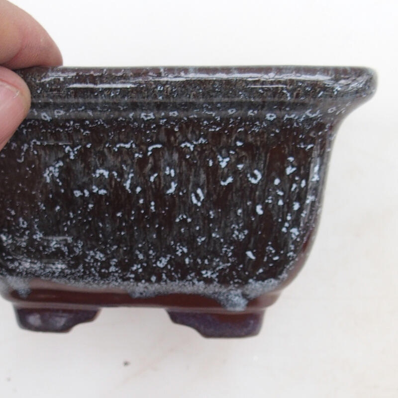 Bonsaischale 12 x 12 x 7 cm, braun