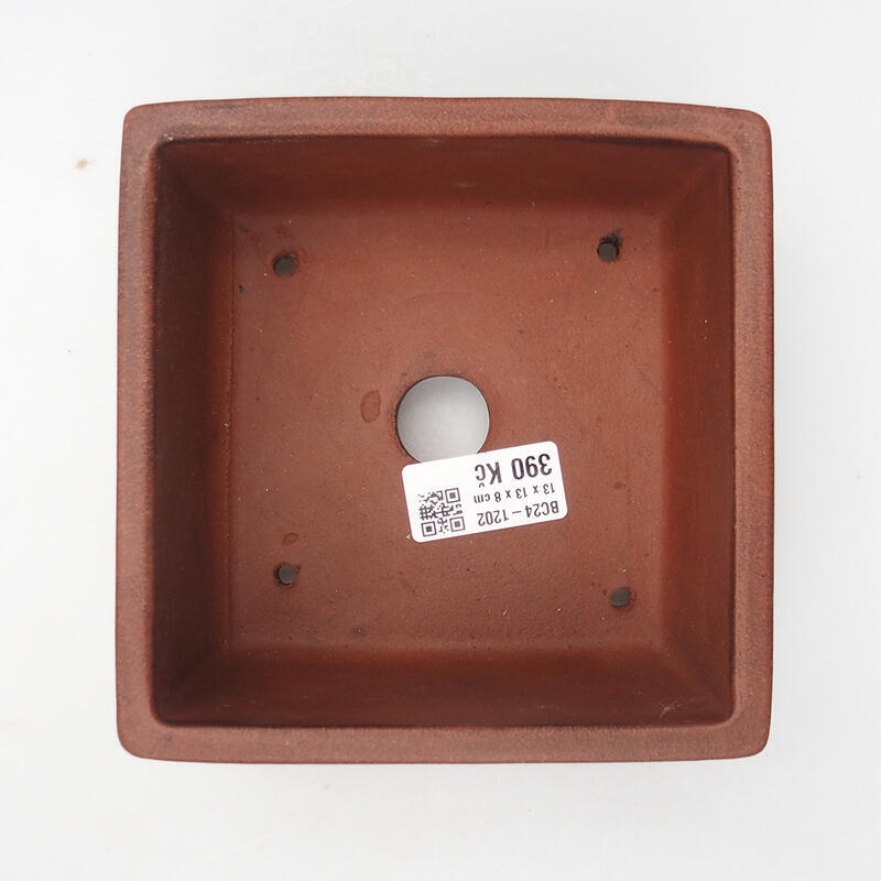Bonsaischale 13 x 13 x 8 cm, braun