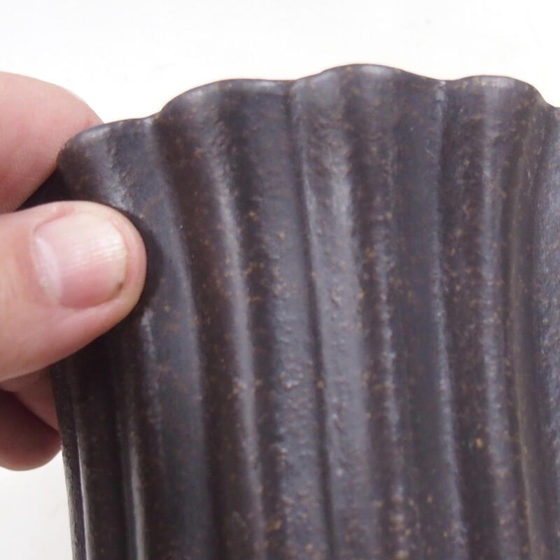 Bonsaischale 13 x 13 x 9,5 cm, braun