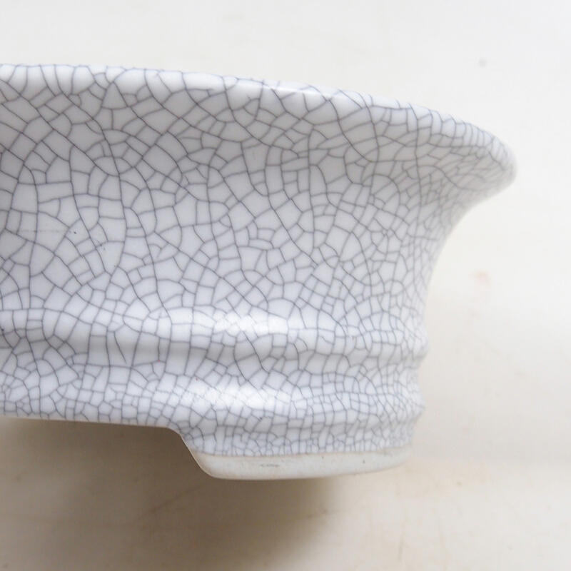 Bonsaischale 14,5 x 11,5 x 5,5 cm, Raku-Farbe