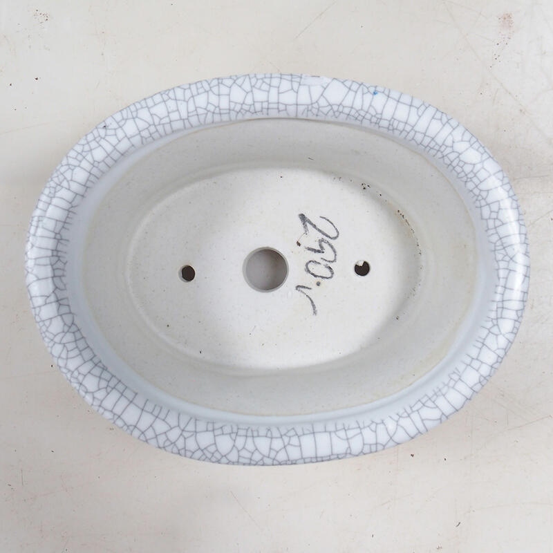 Bonsaischale 14,5 x 11,5 x 5,5 cm, Raku-Farbe