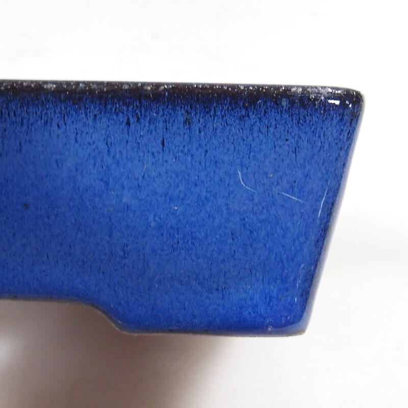 Bonsaischale 14,5 x 11 x 4,5 cm, Farbe blau